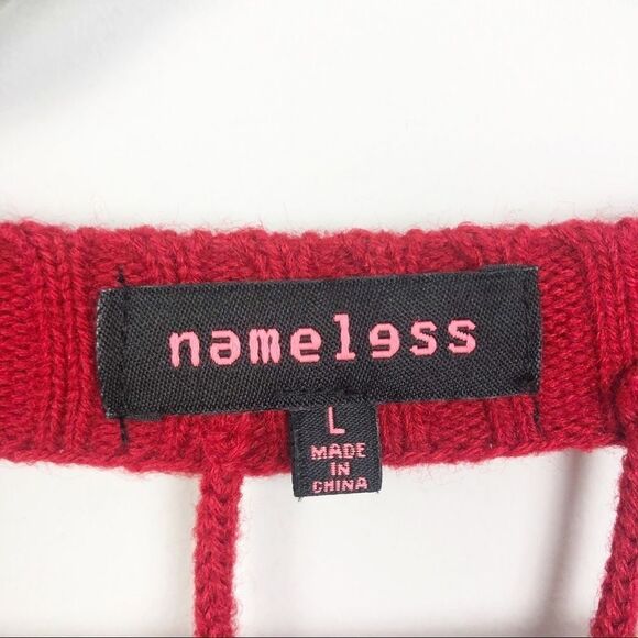 Nameless | Red Caged Cardigan - Picture 5 of 8